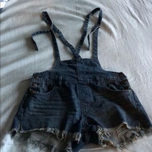 Free people overall shorts